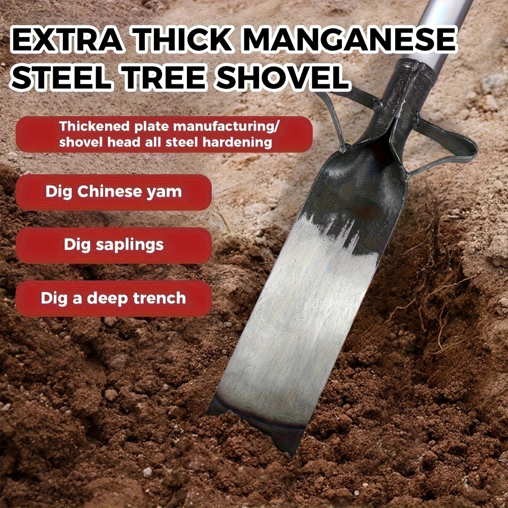 Gardening Tools Sale - Heavy-Duty Manganese Steel Garden Spade Agricultural