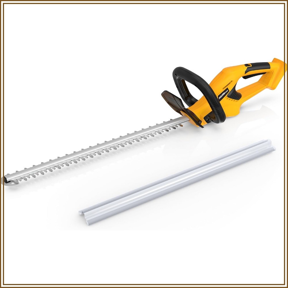 Gardening Tools Yellow - Cordless Hedge Trimmer 22-Inch, Electric Bush