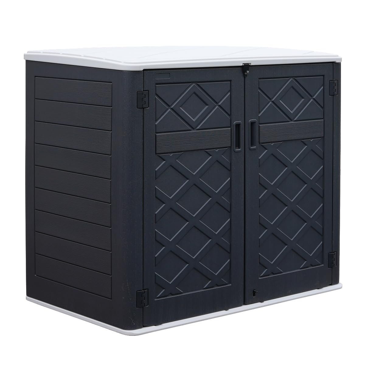 Gardening Tools Box - Weather-Resistant Horizontal Outdoor Storage Box 38