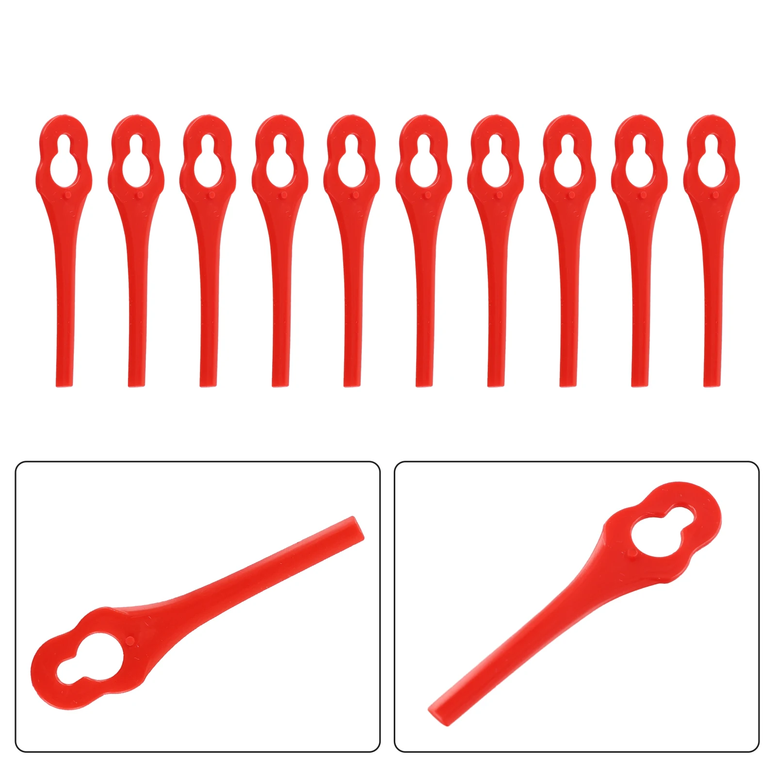 40pcs 83mm Plastic Blades For  - مراجعة Gardening Tools Lidl وسعره
