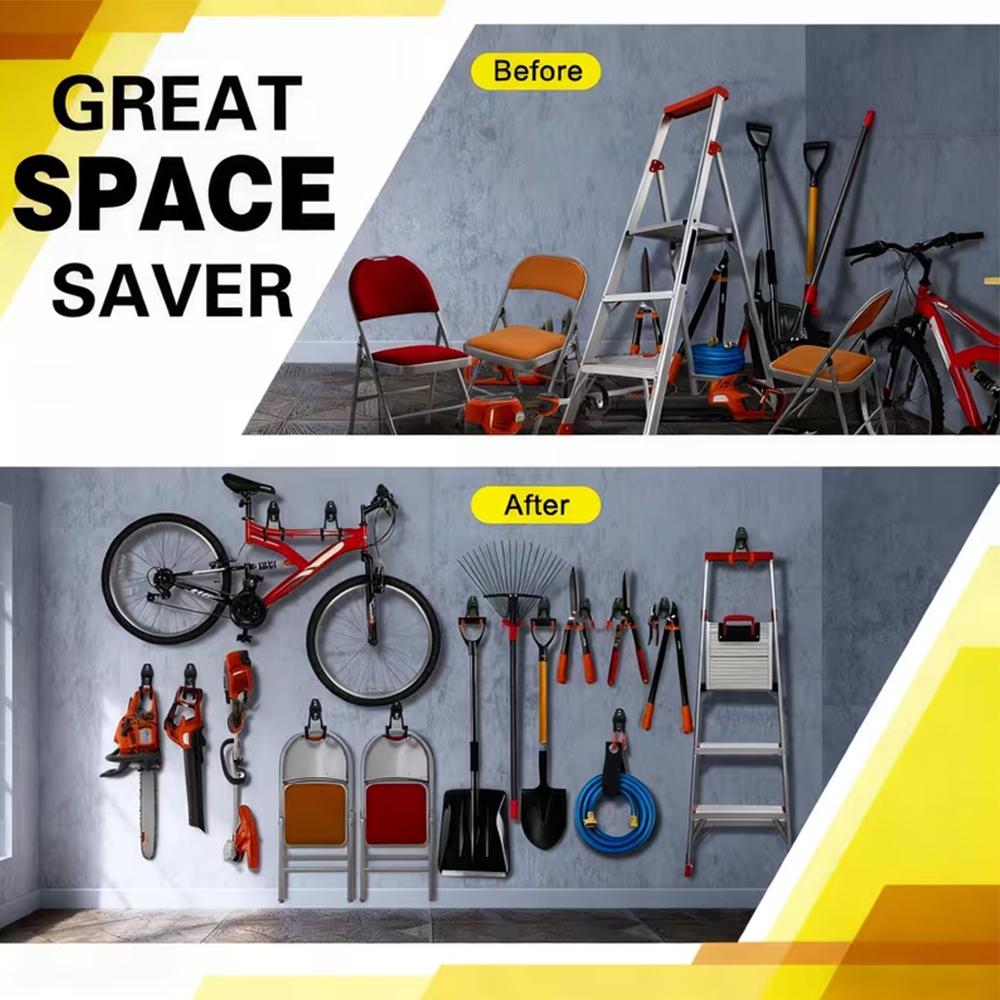 Heavy Duty Wall Mount Metal Ho - مراجعة Gardening Tools Organiser وسعره