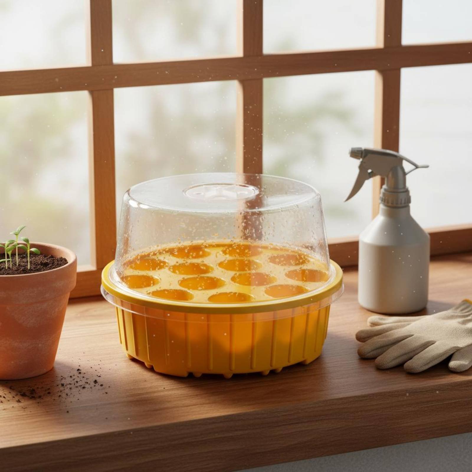 3 Pieces 13-Hole Seed Tray Moi - مراجعة Propagation Tray Dome وسعره