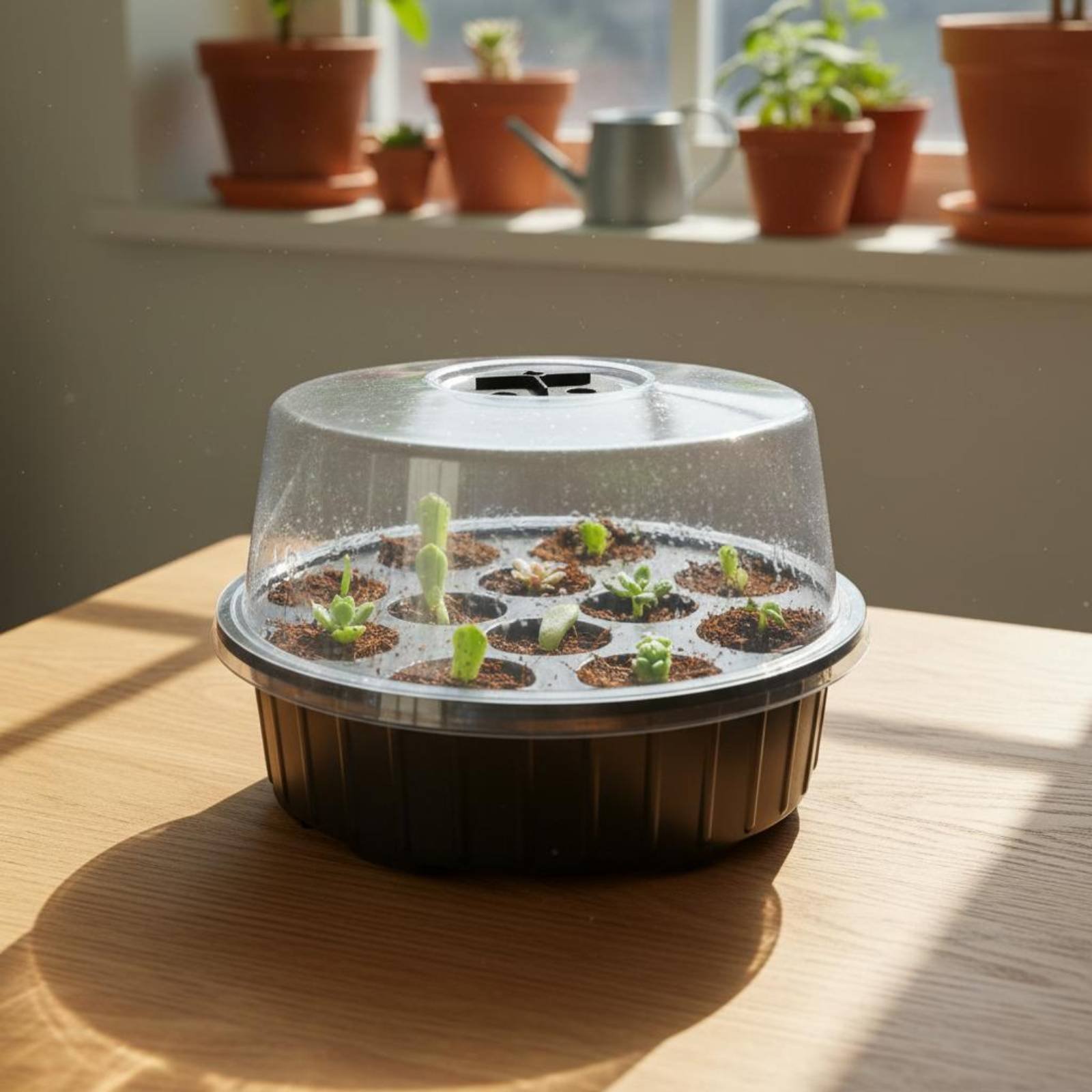 3 Pieces 13-Hole Seed Tray Moi - مراجعة Propagation Tray Dome وسعره