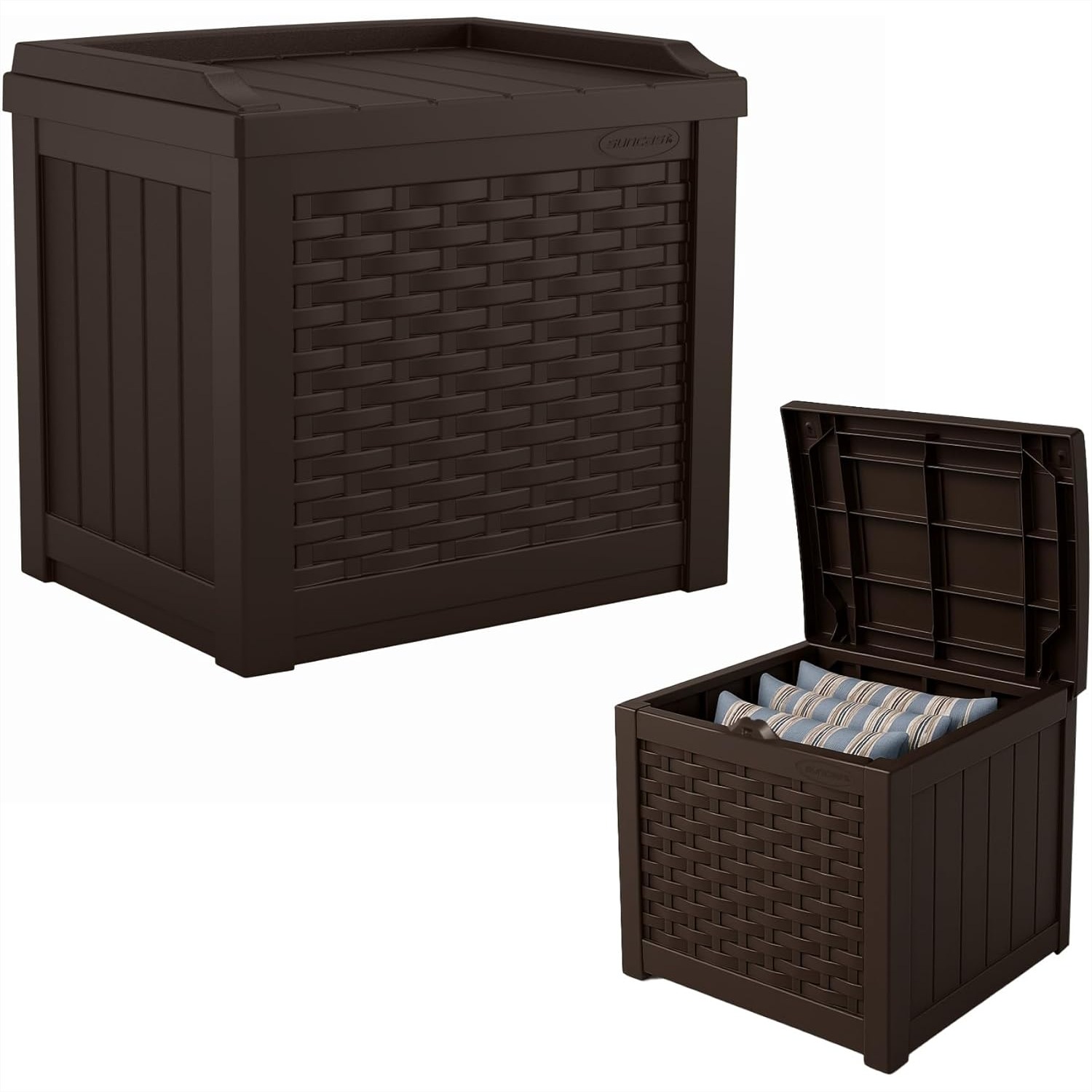 Outdoor Deck Box 22 Gallon Res - مراجعة Gardening Tools Box وسعره