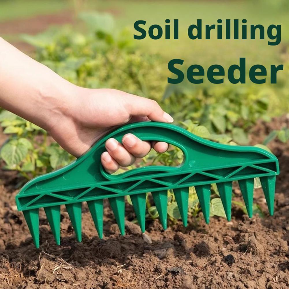 Manual Soil Seeds Spreader Pun - مراجعة Gardening Tools Hand وسعره