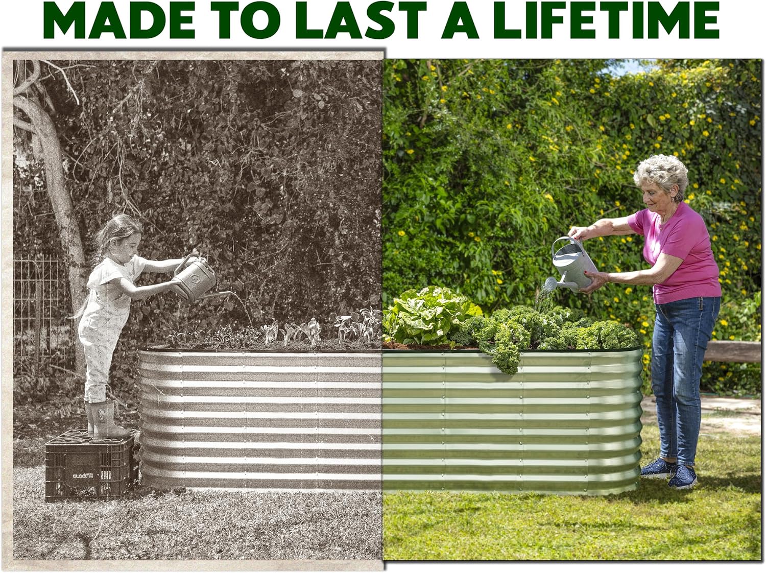 Galvanized Raised Garden Bed 8 - مراجعة Gardening Tools Box وسعره
