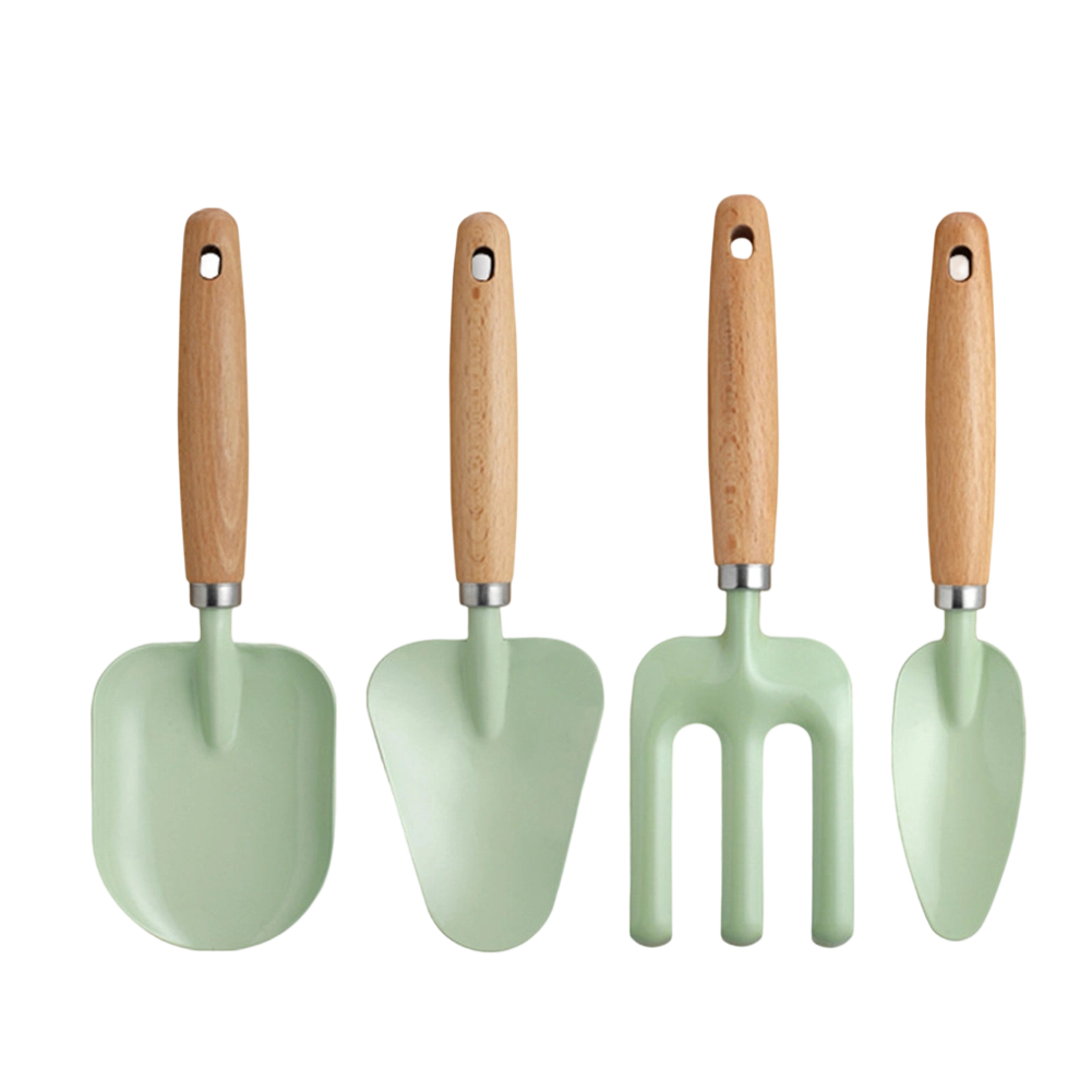 4 Pcs Gardening Tools With Woo - مراجعة Gardening Tools For 6 Year Old وسعره