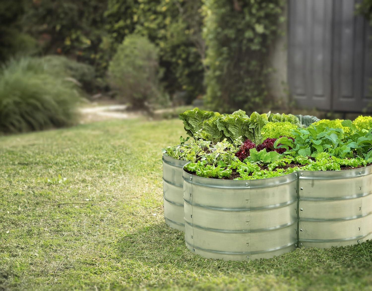 Galvanized Raised Garden Bed 3 - مراجعة Gardening Tools Box وسعره