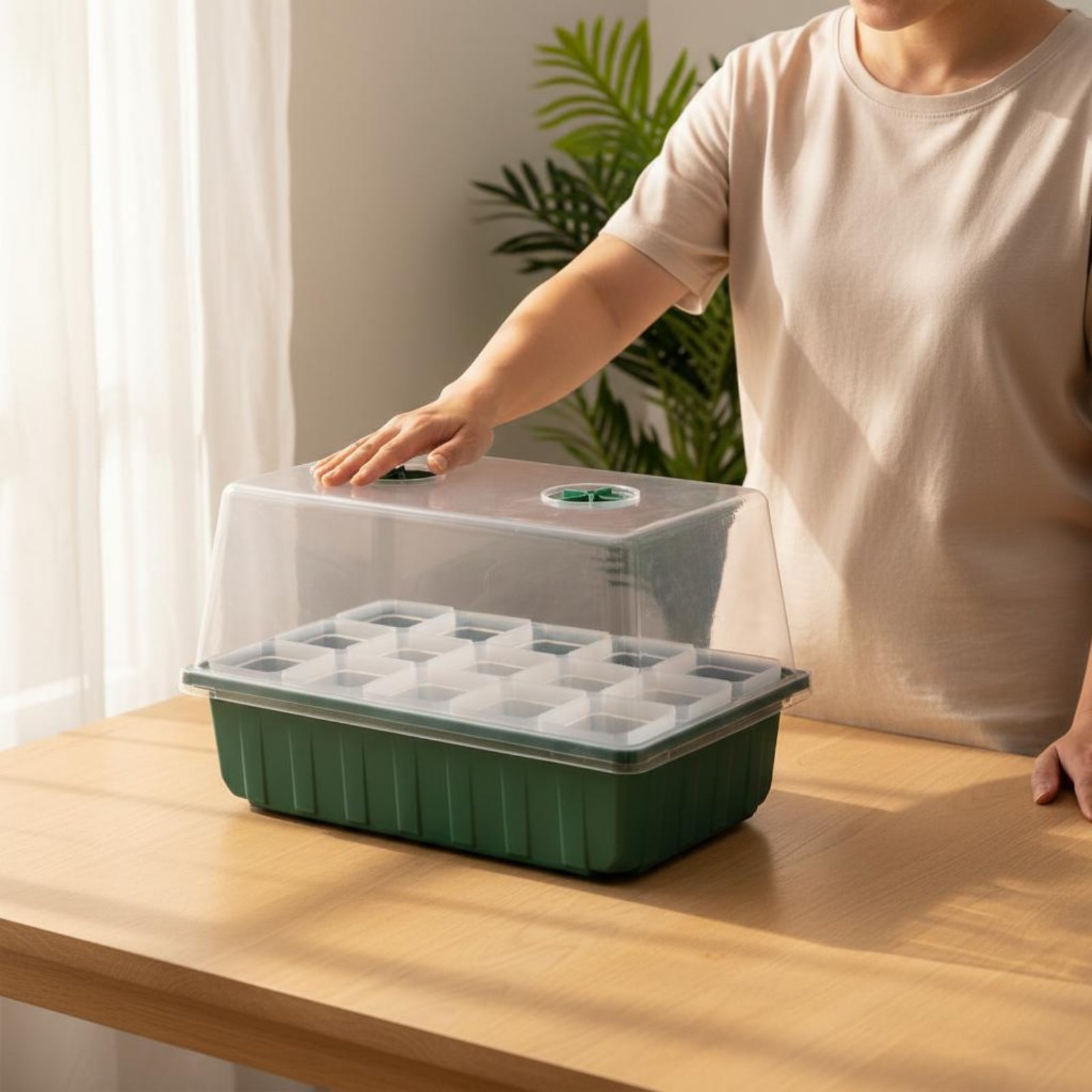 Mini Greenhouse Propagator Box - مراجعة Propagation Tray Dome وسعره