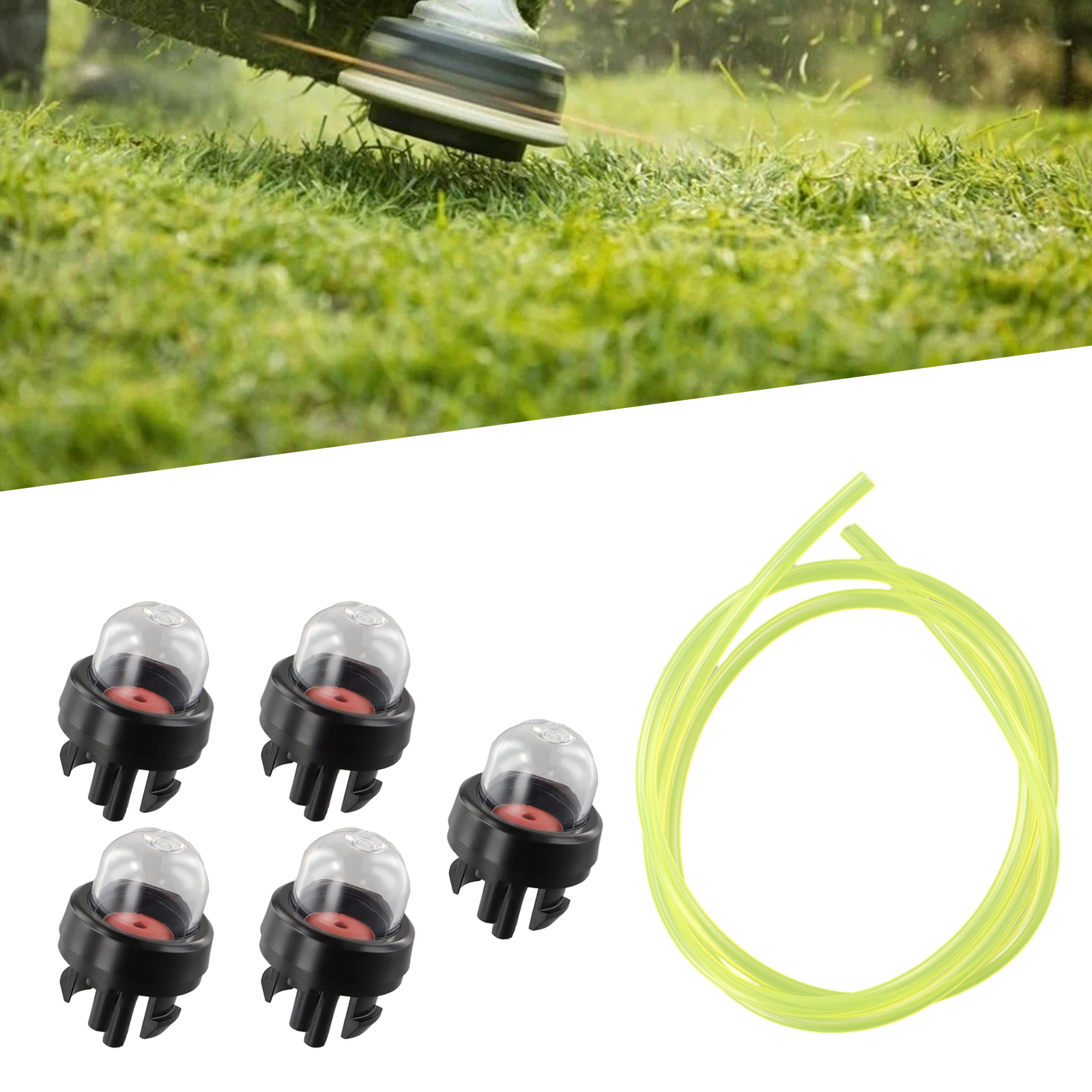 5PCS Fuel Primers 1PC 1m Fuel  - مراجعة Gardening Tools Online وسعره