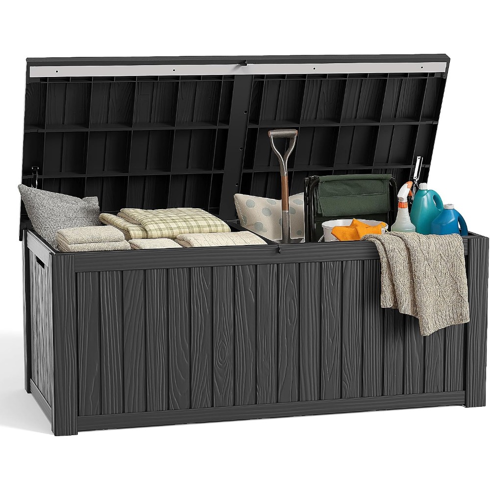 Large Outdoor Storage Box for  - مراجعة Gardening Tools Box وسعره