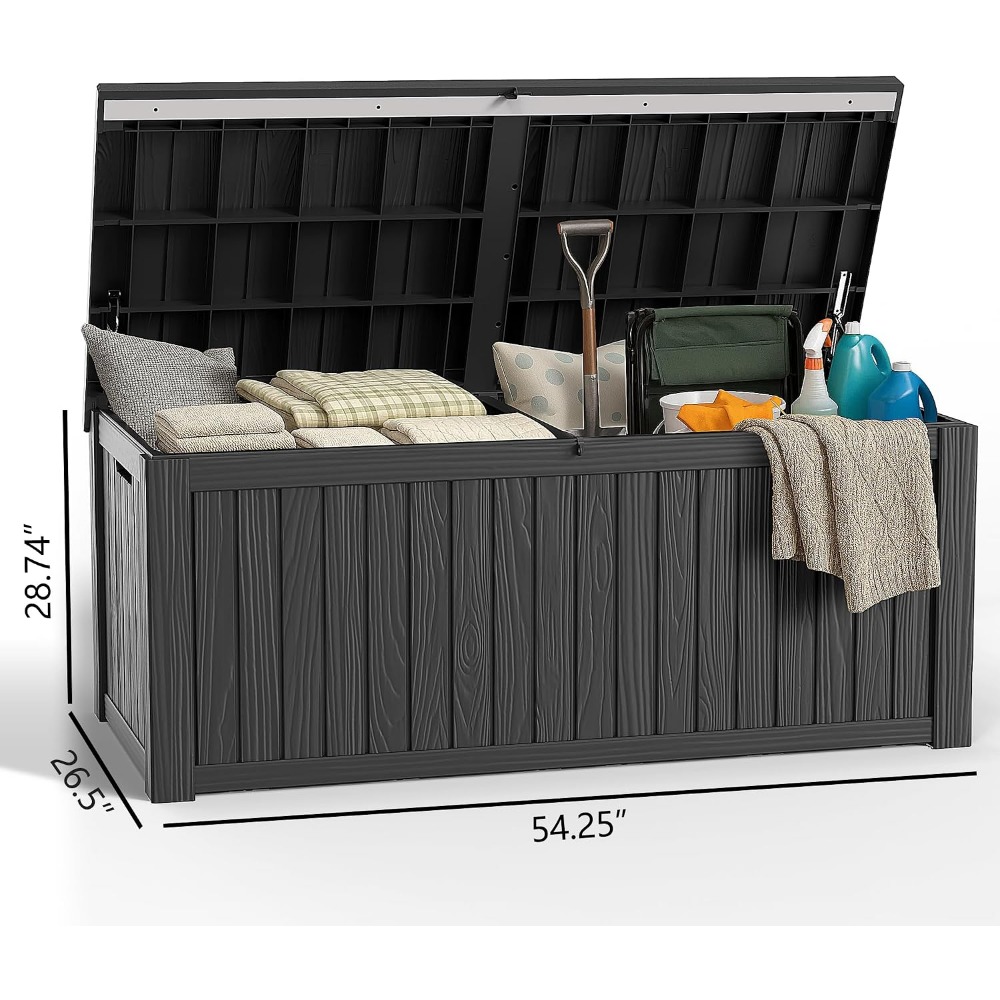 Large Outdoor Storage Box for  - مراجعة Gardening Tools Box وسعره
