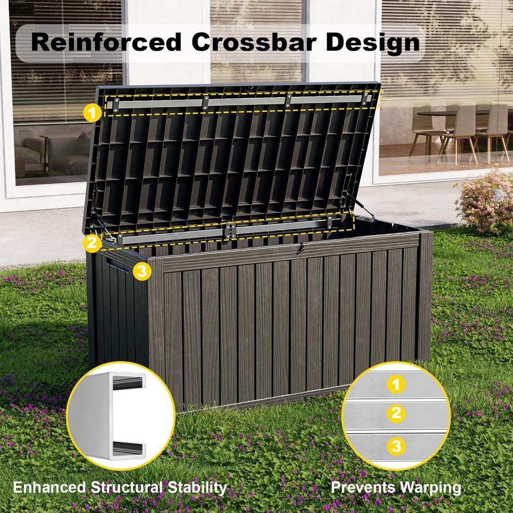 Large Outdoor Storage Box for  - مراجعة Gardening Tools Box وسعره