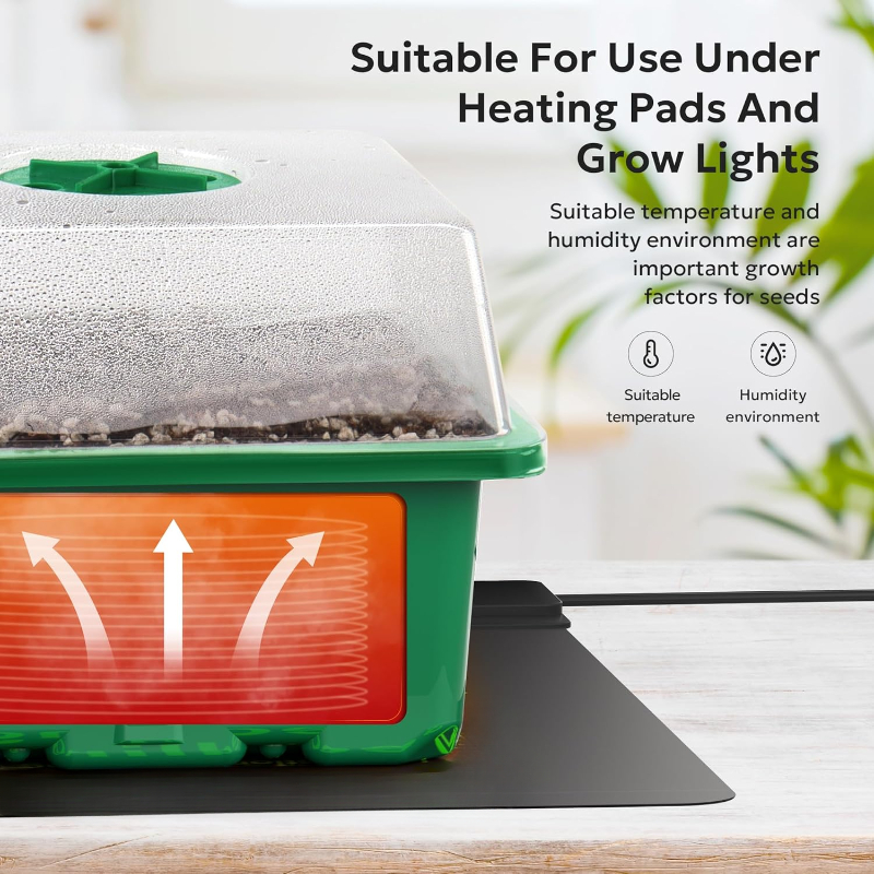 10PCS Seedling Trays Seed Star - مراجعة Propagation Tray Dome وسعره