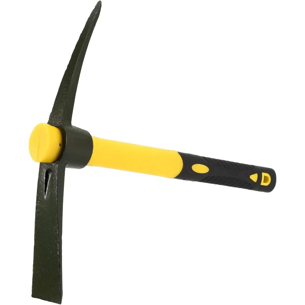 1-Piece 15-Inch Mattock Hoe Se - مراجعة Gardening Tools Yellow وسعره