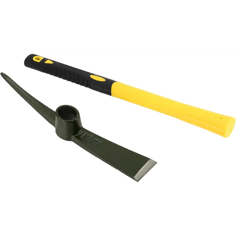 1-Piece 15-Inch Mattock Hoe Se - مراجعة Gardening Tools Yellow وسعره