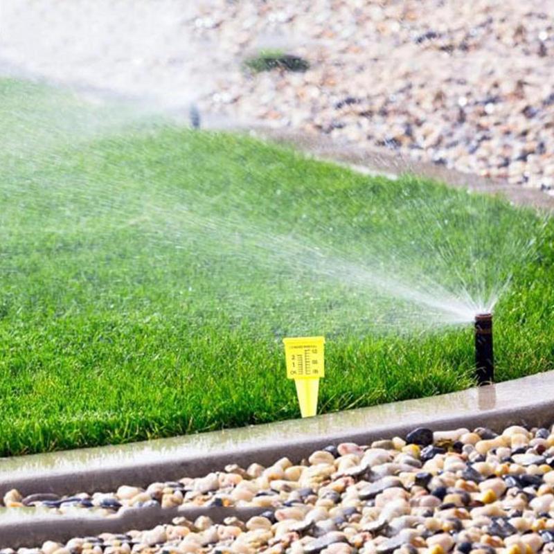 5pcs Water Rain Gauge Rainwate - مراجعة Gardening Tools Yellow وسعره