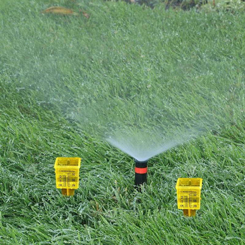 5pcs Water Rain Gauge Rainwate - مراجعة Gardening Tools Yellow وسعره