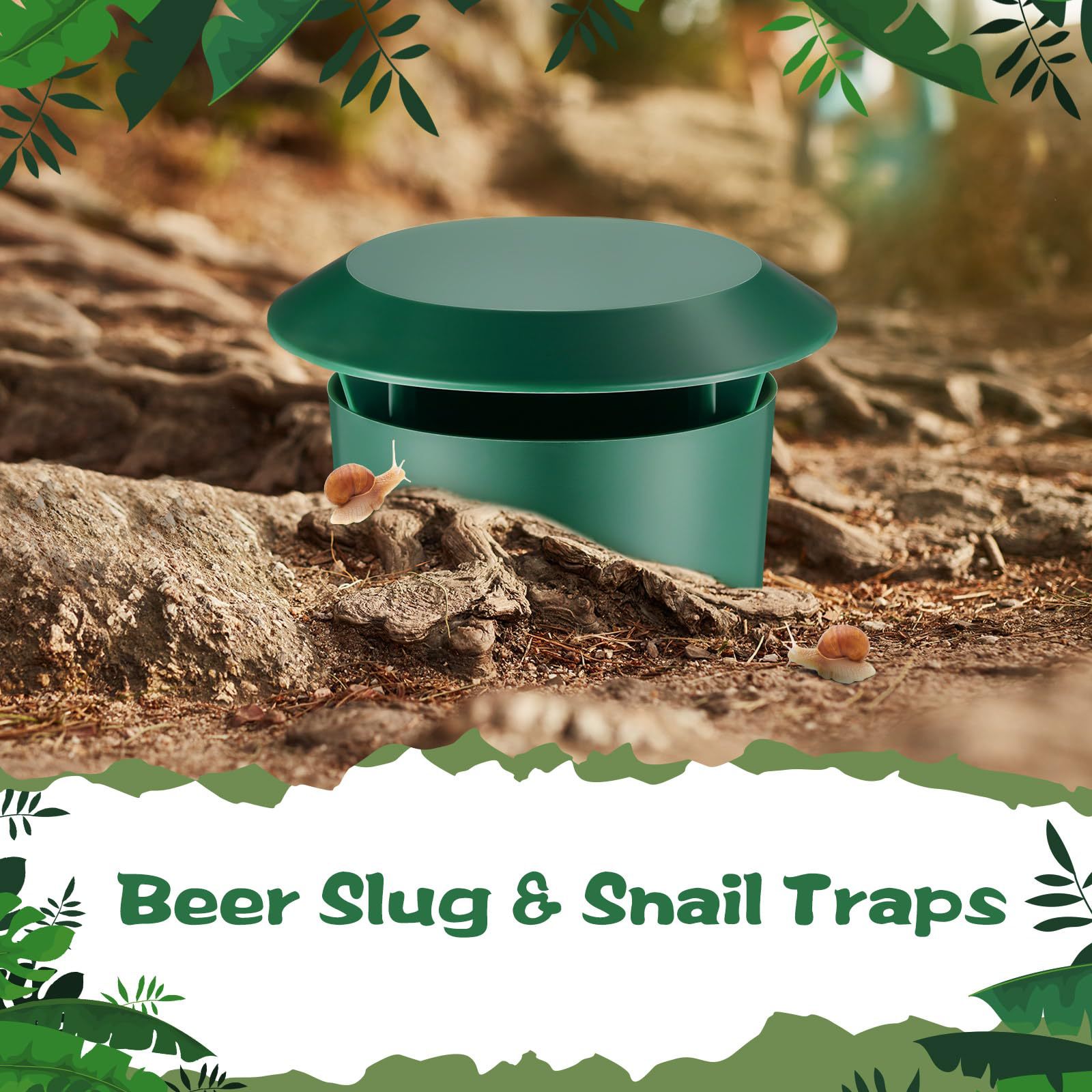 Plastic Snail Trap Cage, Reusa - مراجعة Gardening Tools Organiser وسعره