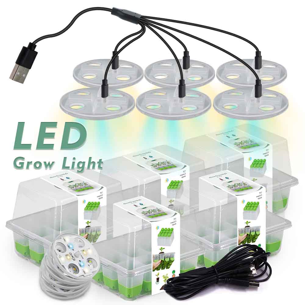 LED Grow Light Seedling Starte - مراجعة Gardening Tools Box وسعره
