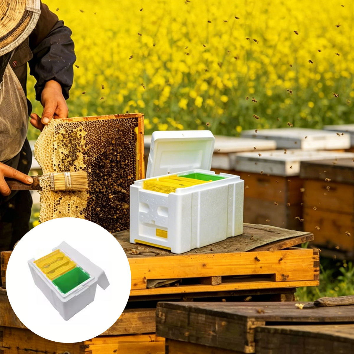 Queen Mating Box Breeding Beek - مراجعة Gardening Tools Organiser وسعره