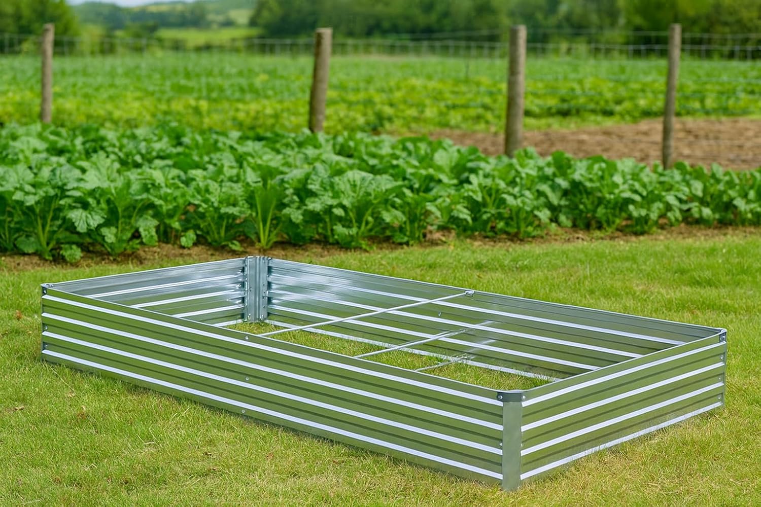 2 Pack Galvanized Raised Garde - مراجعة Gardening Tools Box وسعره
