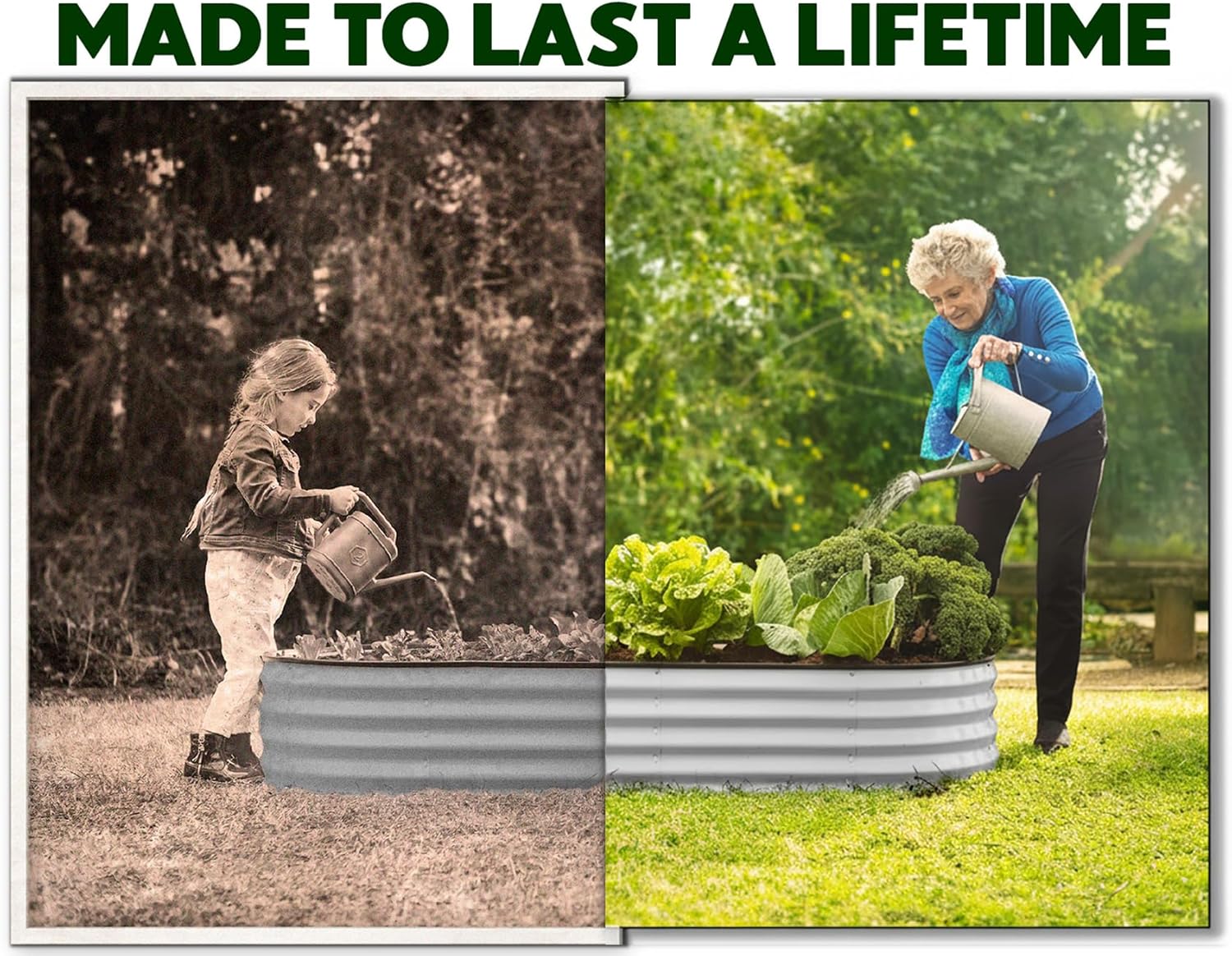 Galvanized Raised Garden Beds  - مراجعة Gardening Tools Box وسعره