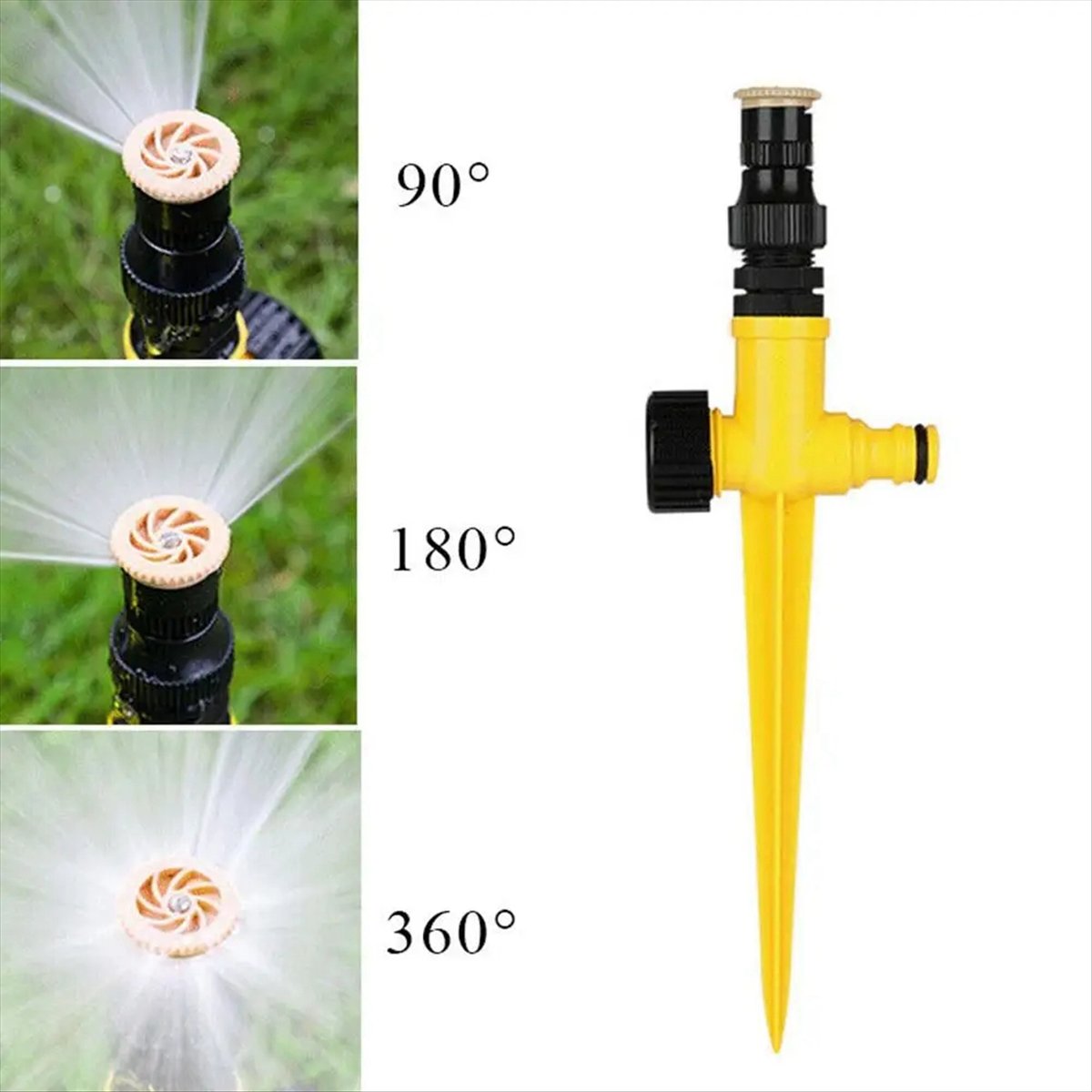 AT16 Garden Sprinkler 360° Rot - مراجعة Gardening Tools Yellow وسعره