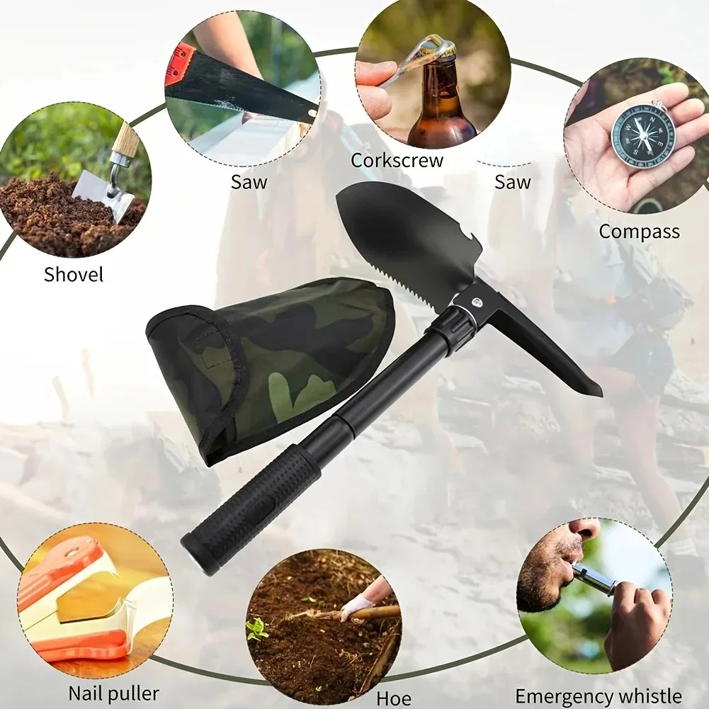 1PC Multifunctional Folding Sh - مراجعة Gardening Tools Sale وسعره