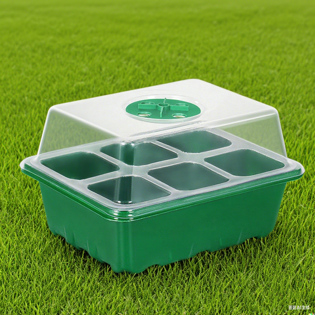 6/12 Holes Seed Starter Tray W - مراجعة Propagation Tray Dome وسعره
