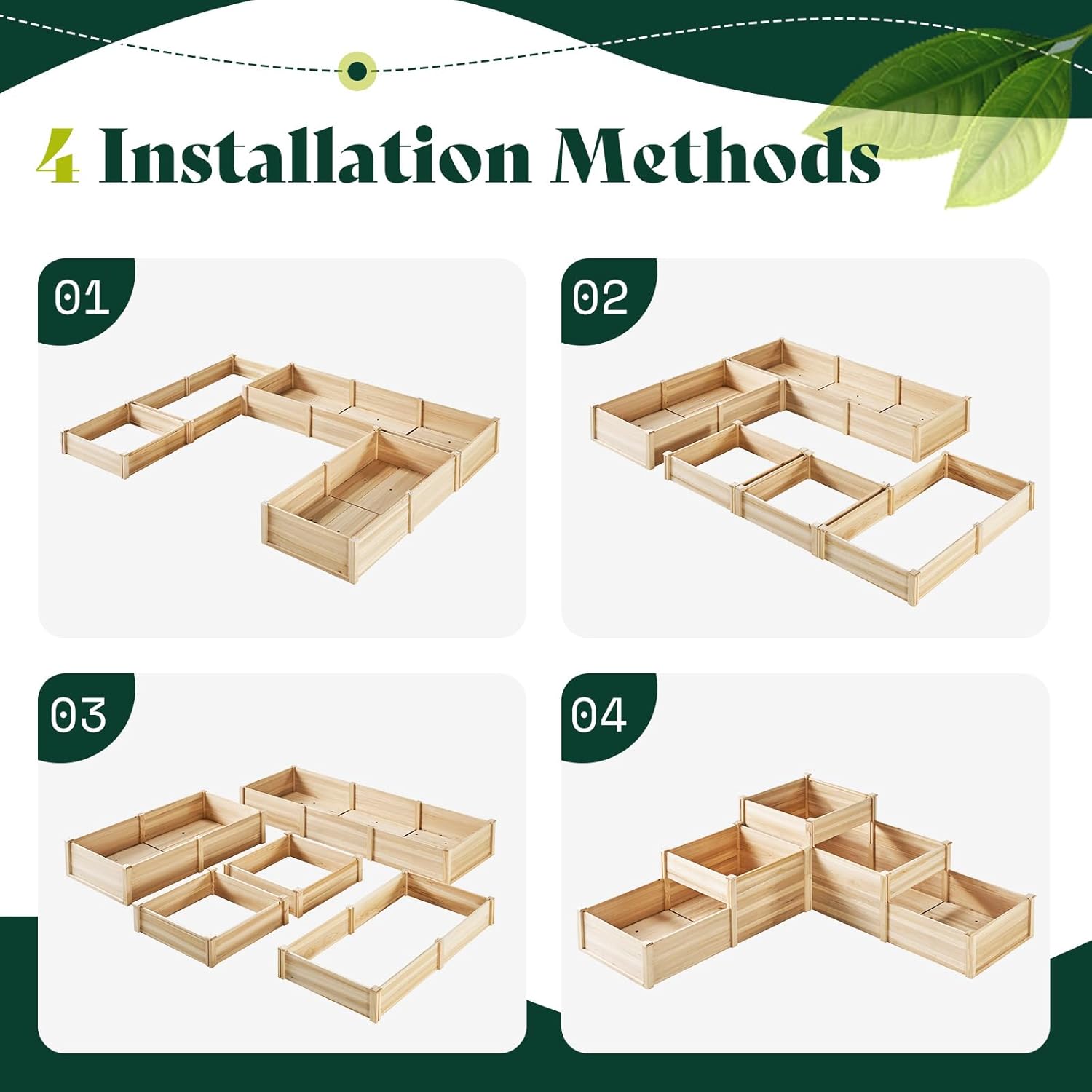 3 Tier Raised Garden Bed for O - مراجعة Gardening Tools Box وسعره