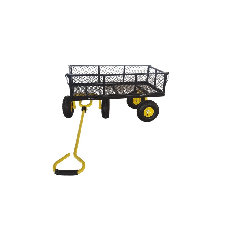 Yellow garden cart folding uti - مراجعة Gardening Tools Yellow وسعره