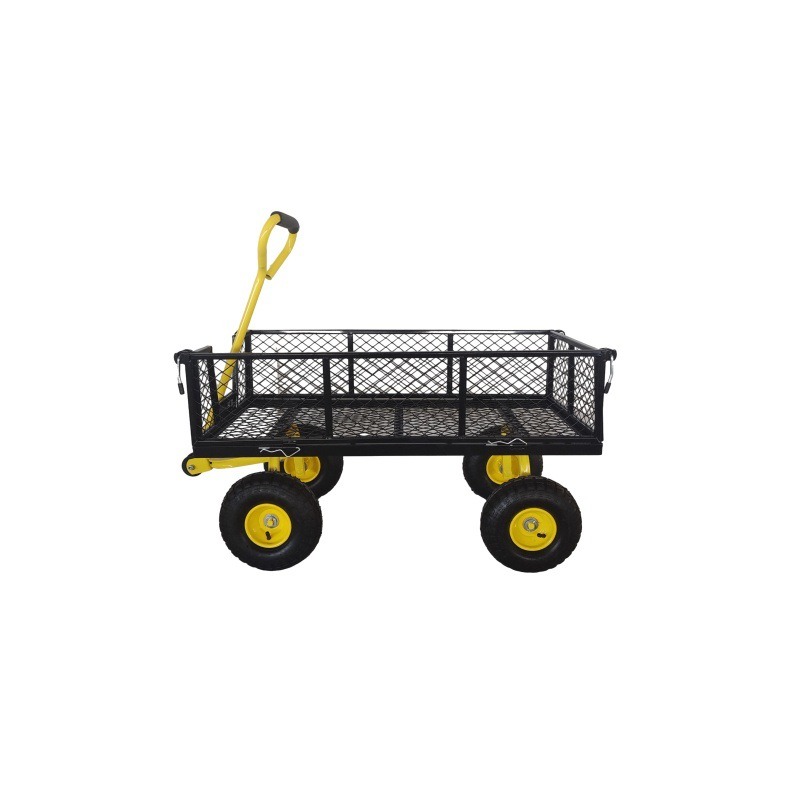 Yellow garden cart folding uti - مراجعة Gardening Tools Yellow وسعره