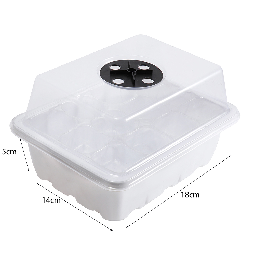 12 Holes Seed Starter Tray wit - مراجعة Propagation Tray Dome وسعره