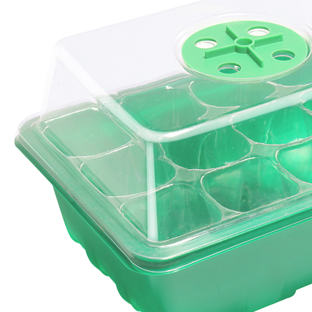 12 Holes Seed Starter Tray wit - مراجعة Propagation Tray Dome وسعره