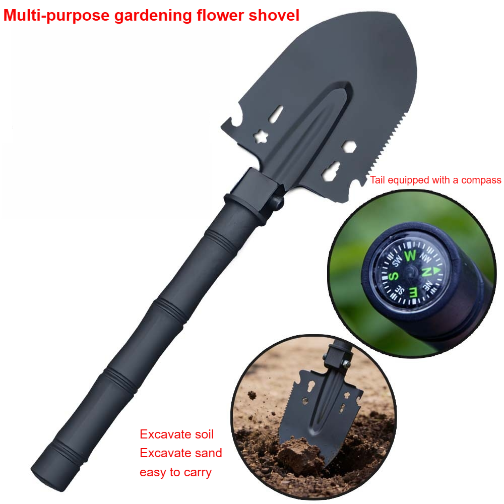 Multifunction Camping Shovel M - مراجعة Gardening Tools Sale وسعره