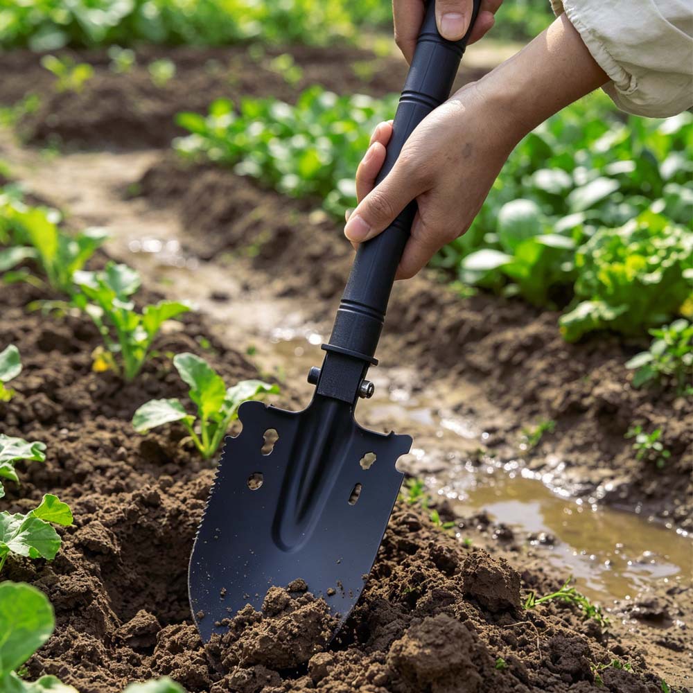 Multifunction Camping Shovel M - مراجعة Gardening Tools Sale وسعره