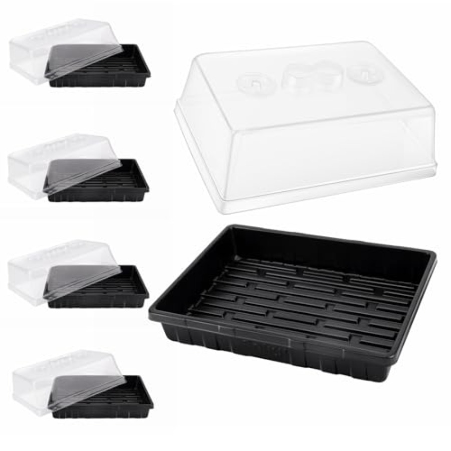 Thick Plastic] Strong Seed Sta - مراجعة Propagation Tray Dome وسعره