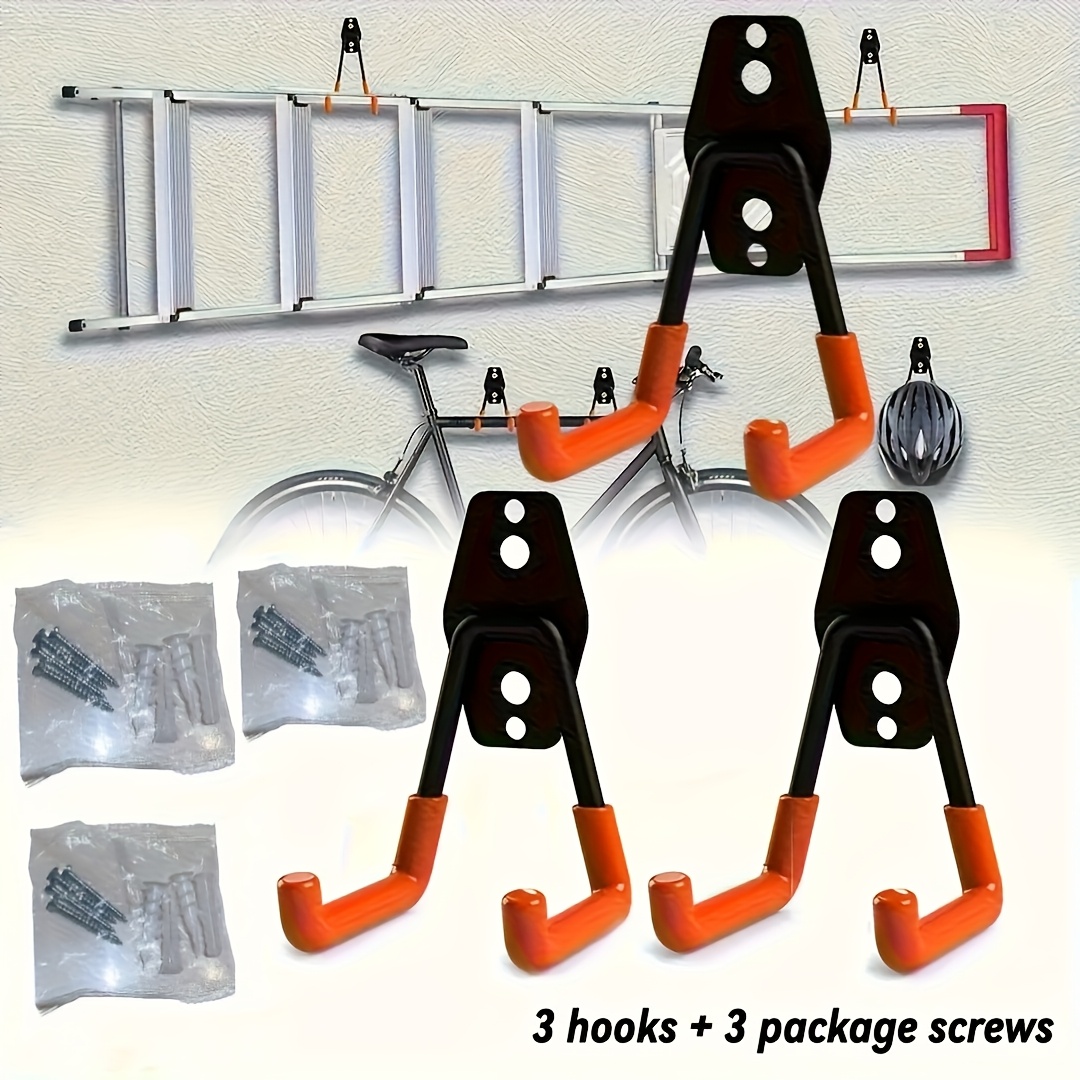 1pc Heavy Duty Steel Garage Wa - مراجعة Gardening Tools Organiser وسعره
