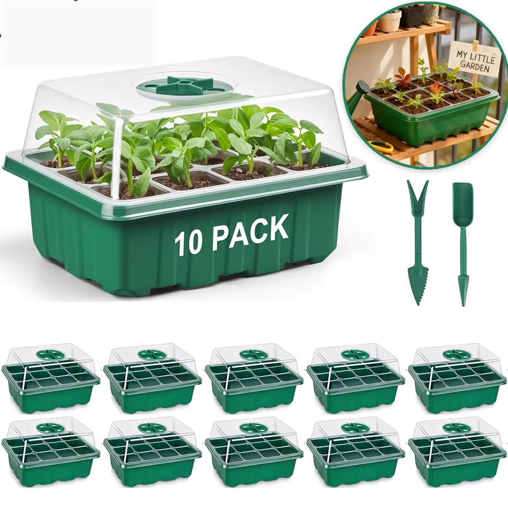 3Pcs Seed Starter Tray Mini Gr - مراجعة Propagation Tray Dome وسعره