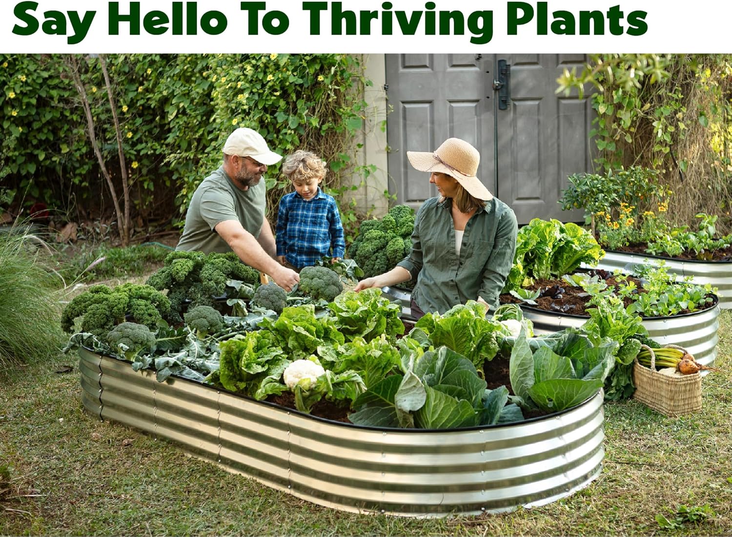 Galvanized Raised Garden Beds  - مراجعة Gardening Tools Box وسعره