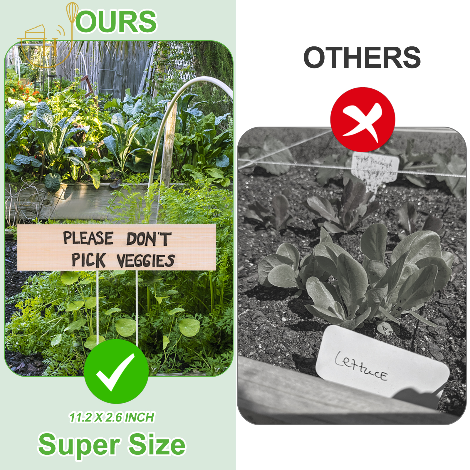 20 Set Jumbo Outdoor Plant Lab - مراجعة Garden Label Marker وسعره