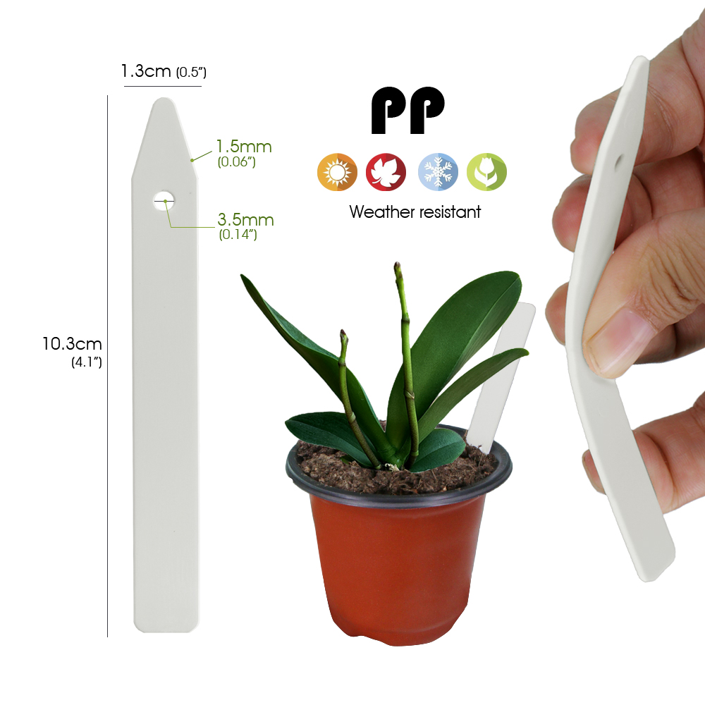 N314 PP Plant Label 10.3cm wit - مراجعة Garden Label Marker وسعره