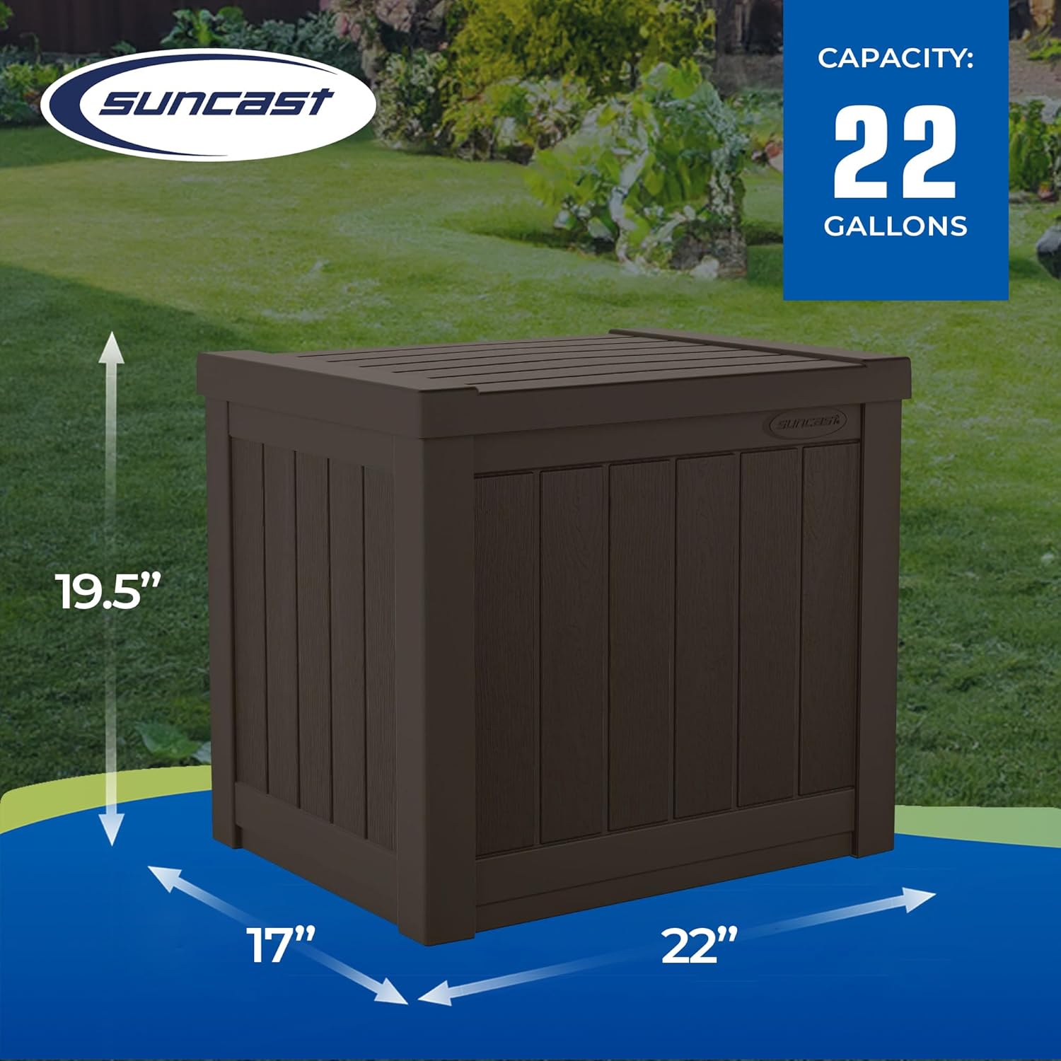 22 Gallon Outdoor Storage Box  - مراجعة Gardening Tools Box وسعره