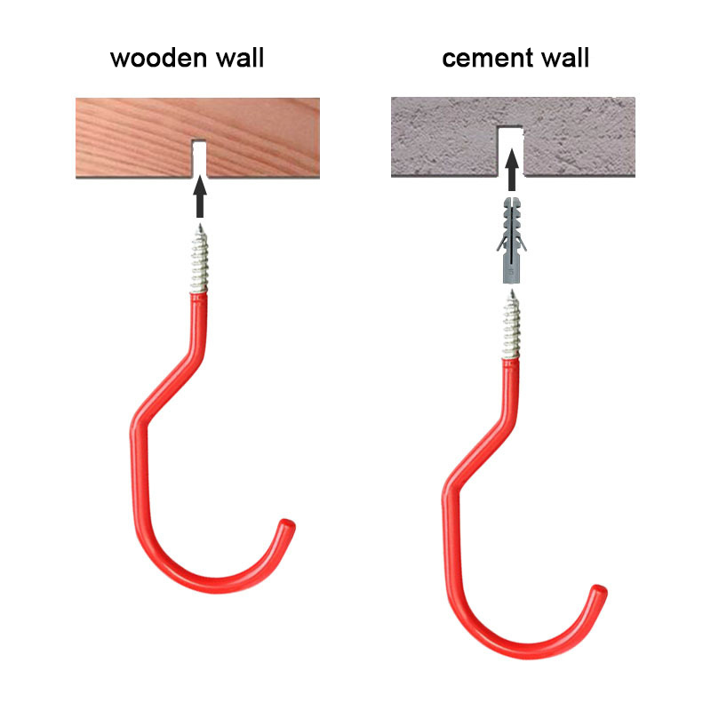 Bicycle Hanger Hooks Wall Moun - مراجعة Gardening Tools Organiser وسعره
