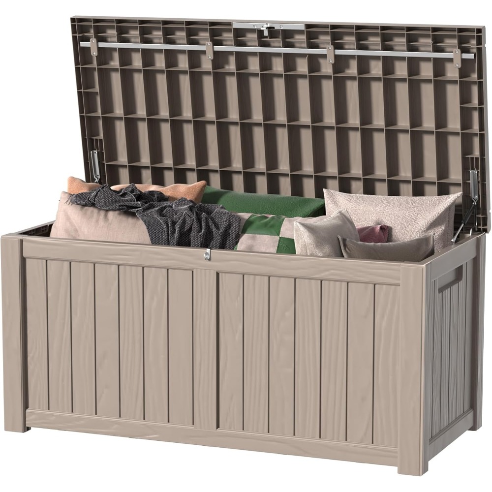 150 Gallon Lockable Outdoor St - مراجعة Gardening Tools Box وسعره