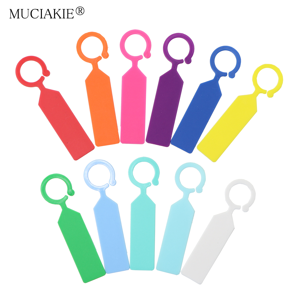MUCIAKIE 50PCS Ring Plastic Ha - مراجعة Garden Label Marker وسعره