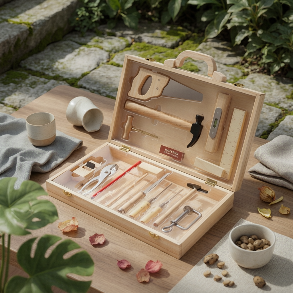 Pretend Workbench Set Wooden T - مراجعة Gardening Tools For 6 Year Old وسعره
