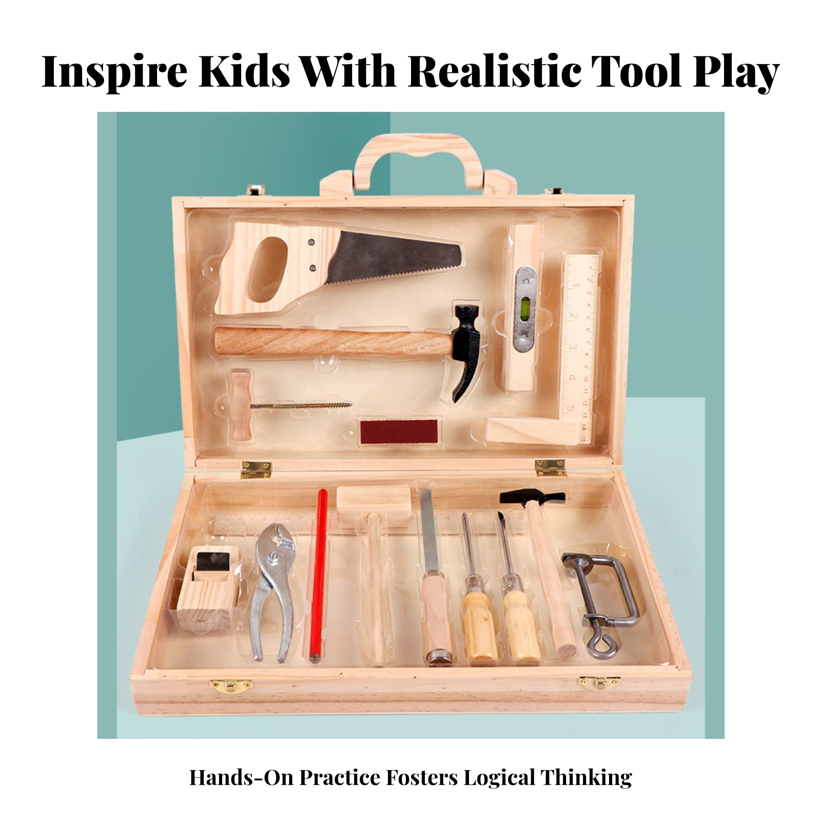 Pretend Workbench Set Wooden T - مراجعة Gardening Tools For 6 Year Old وسعره