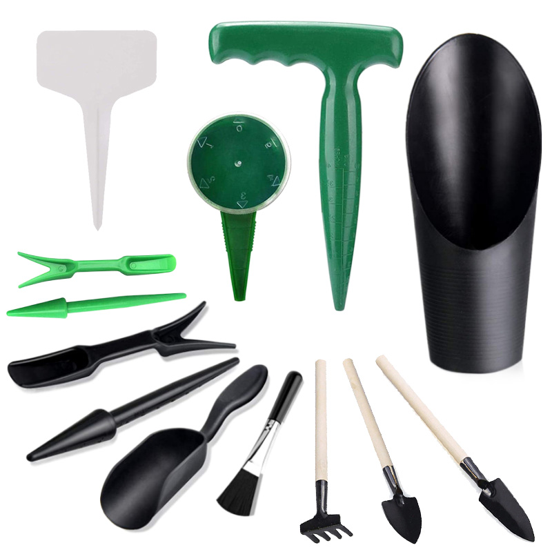 Mini Gardening Tool Set Label  - مراجعة Gardening Tools Hand وسعره
